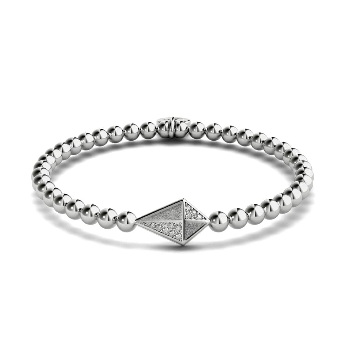 Drachen | Silber | Kristall-Charm-Armband